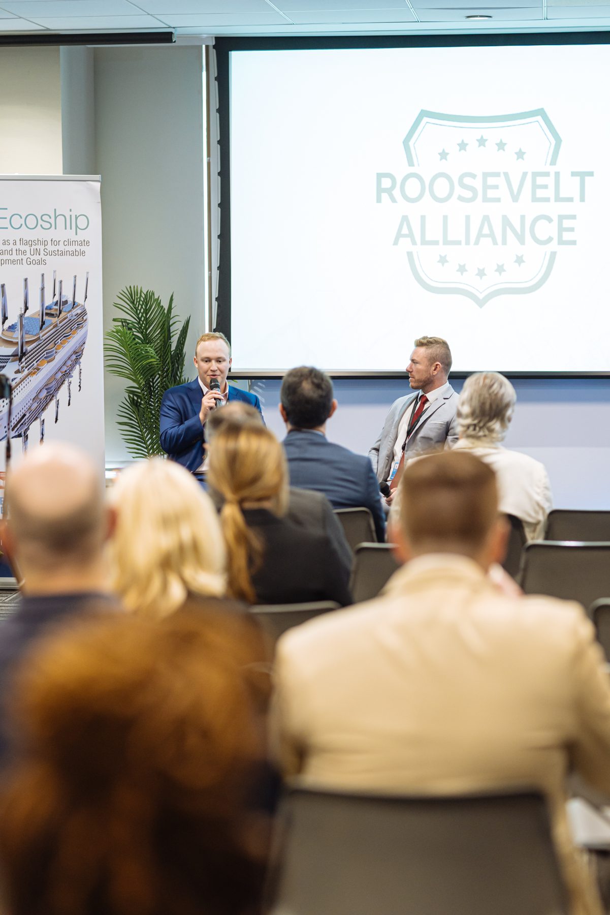 Onstage conversation with the Roosevelt Alliance on screen